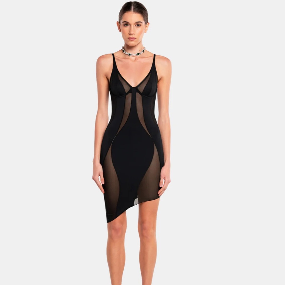 OW Collection Black Dress